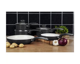 Retro 5 Piece Pan Set - Black