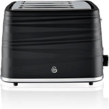 Swan 4 Slice Symphony Toaster - Black