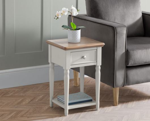 PROVENCE 1 DRAWER LAMP TABLE