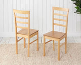 Stonesby Dining Set with 2x Upton Chairs Oak
