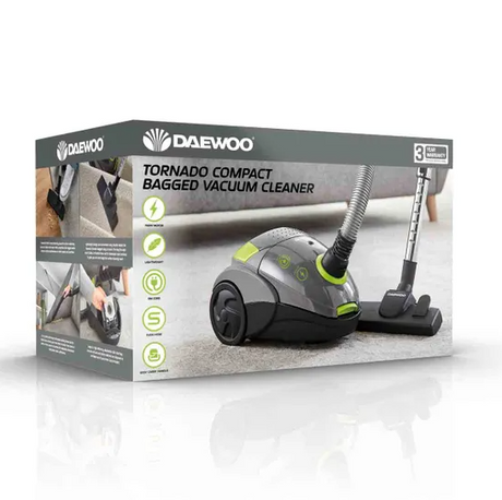 Daewoo Tornado Compact Bagged Vacuum Cleaner