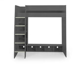 NEBULA GAMING BED WITH DESK ANTHRACITE