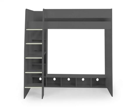 NEBULA GAMING BED WITH DESK ANTHRACITE