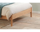 Margot Double Rattan Bed - Oak