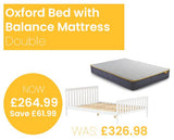 Oxford Bed with SleepSoul Balance Mattress - Double