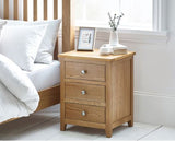 MALLORY 3 DRAWER BEDSIDE FSC MIX 70% (INT-COC-002320)