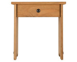 Corona Dressing Table Stool - Distressed Waxed Pine