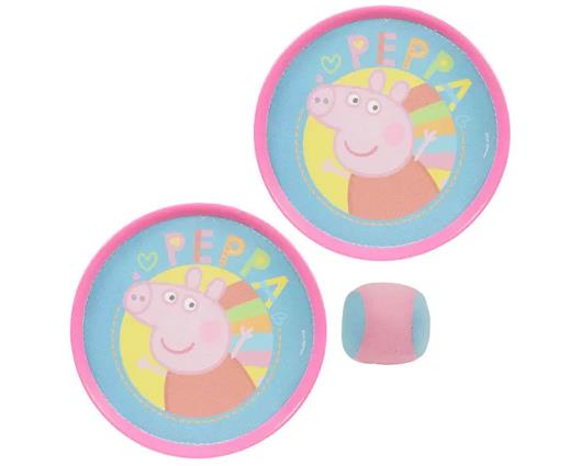 Peppa Pig Bumper Box 4in1 Garden Games
Includes - Bat and Ball, Scatch, Sticky Target Shot, Pop and Catch