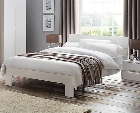 Manhattan Double Bed - White