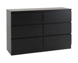 Malvern 8 Drawer Chest - Black