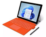 Geobook GeoPad 220 Pentium Silver 4GB 128GB SSD 12.1" 2-in-1 Laptop/Tablet Detachable Keyboard Windows 11 Microsoft 365 Personal 1 Year & Pen Orange