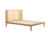 Astrid King Rattan Bed