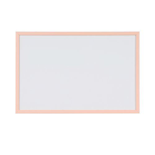 Bi-Office Pastel Non-Magnetic Whiteboard Salmon Frame 60x40cm MP03001991