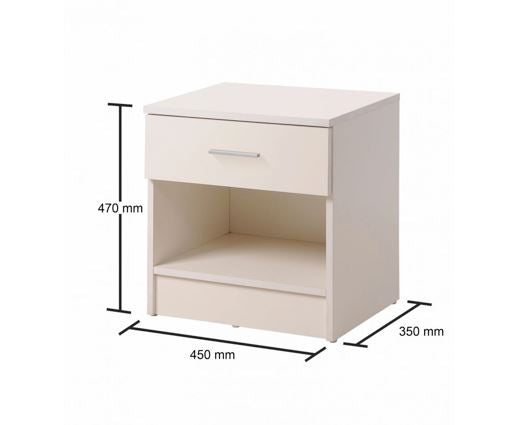 Nightstand with 1 Drawer
