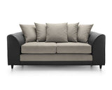 Dylan 3 Seater-Brown & Beige