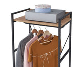 Claire Open Wardrobe- Riveria Oak