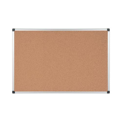 Bi-Office Aluminium Frame Cork Noticeboard 1200x900mm CA051170