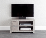 Bloc 2 Drawer TV Unit Concrete