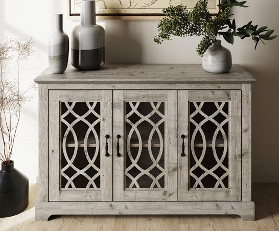 Amelie 3 Door Sideboard Mexican Grey