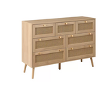 Croxley 7 Drawer Rattan Chest