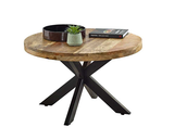 Surrey Solid Wood Coffee Table With Metal Spider Legs