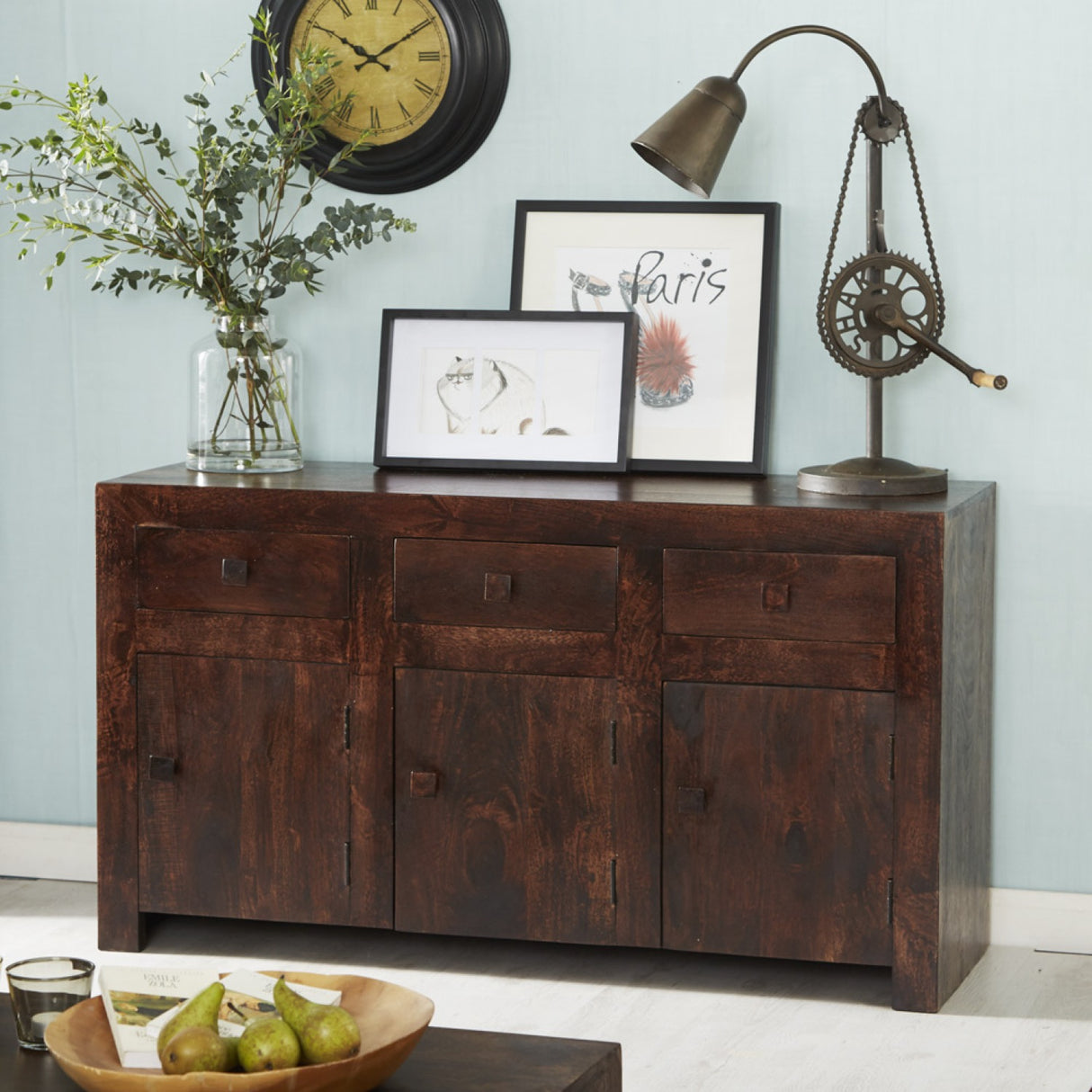 Tokyo Dark Mango Large Sideboard