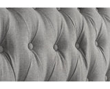 Valentino King Bed - Grey