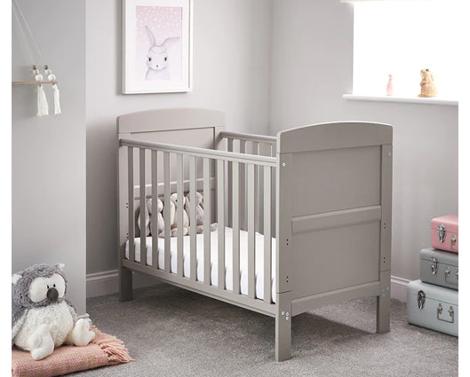 Grace Mini Cot Bed - Warm Grey