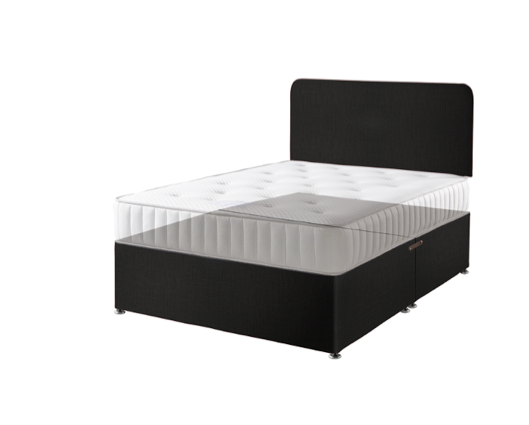 Deluxe Divan Base Black - 4ft 6 Double