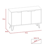 Manhattan Medium Sideboard with 3 Doors