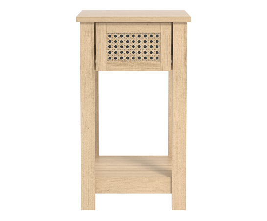 Chudleigh 1 Drawer Bedside Table Oslo Oak