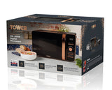 Tower 800W 20L Digital Microwave Rose Gold