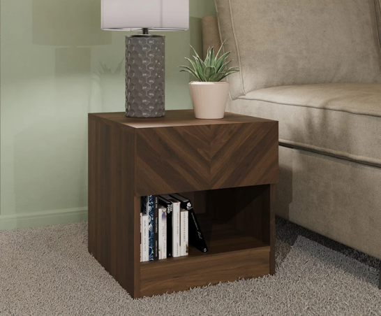 Catania Lamp Table Royal Walnut