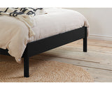 Margot Double Rattan Bed - Black