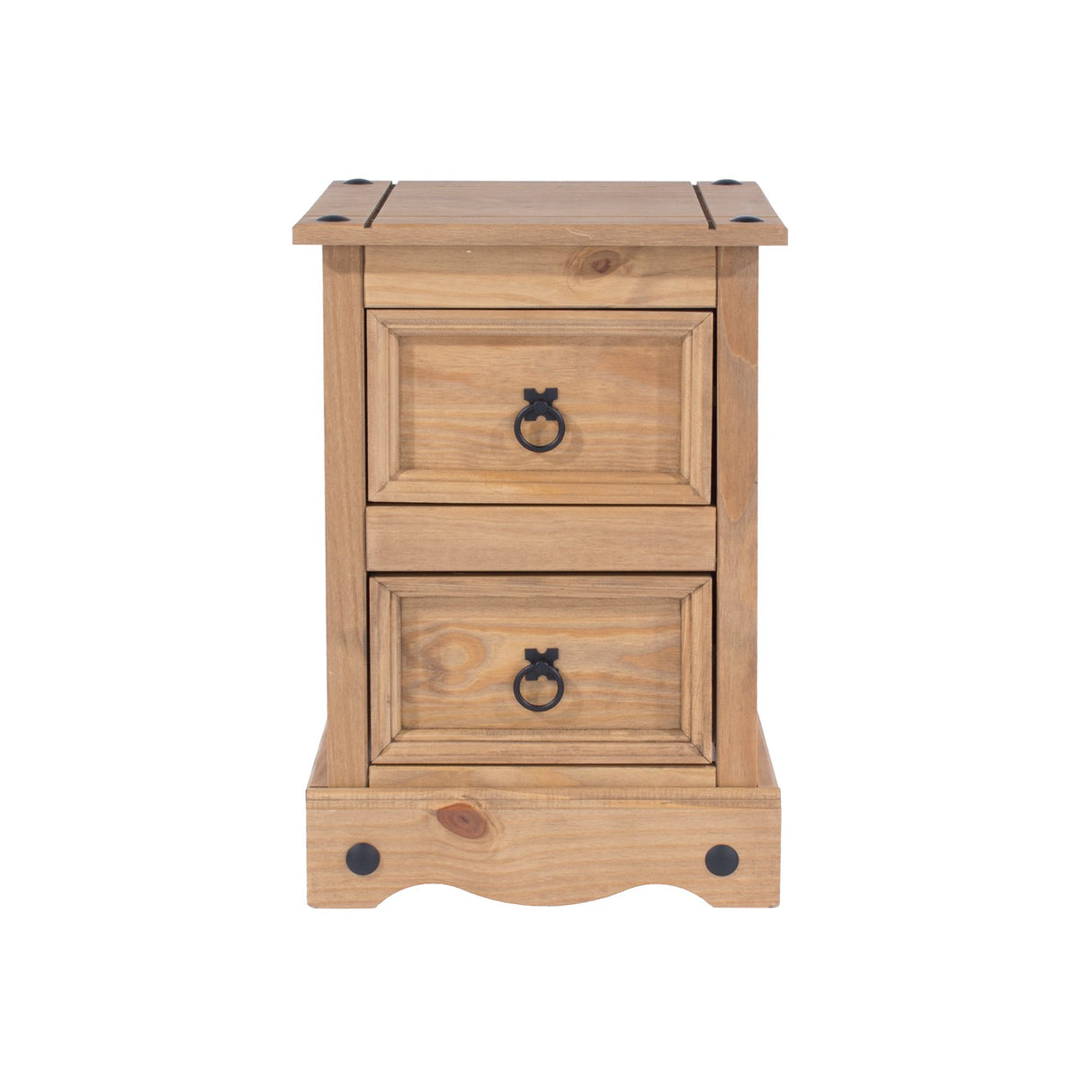 Corona Premium 2 Drawer Petite Bedside Cabinet