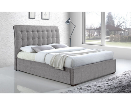 Hamilton Double Bed Frame - Light Grey