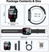 Smart Watch for Men Women - Black