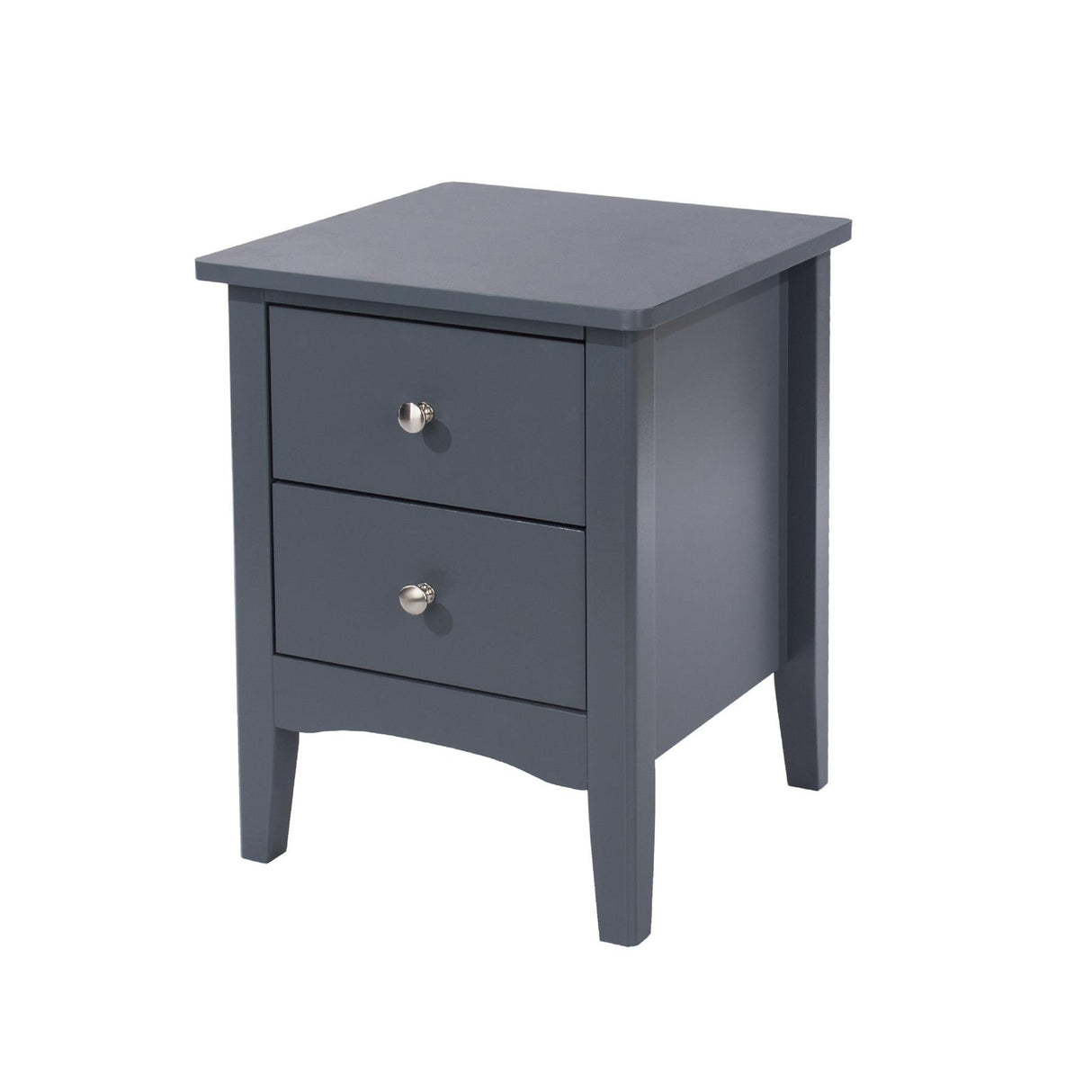Como 2 Petite Drawer Bedside Cabinet-Midnight Blue