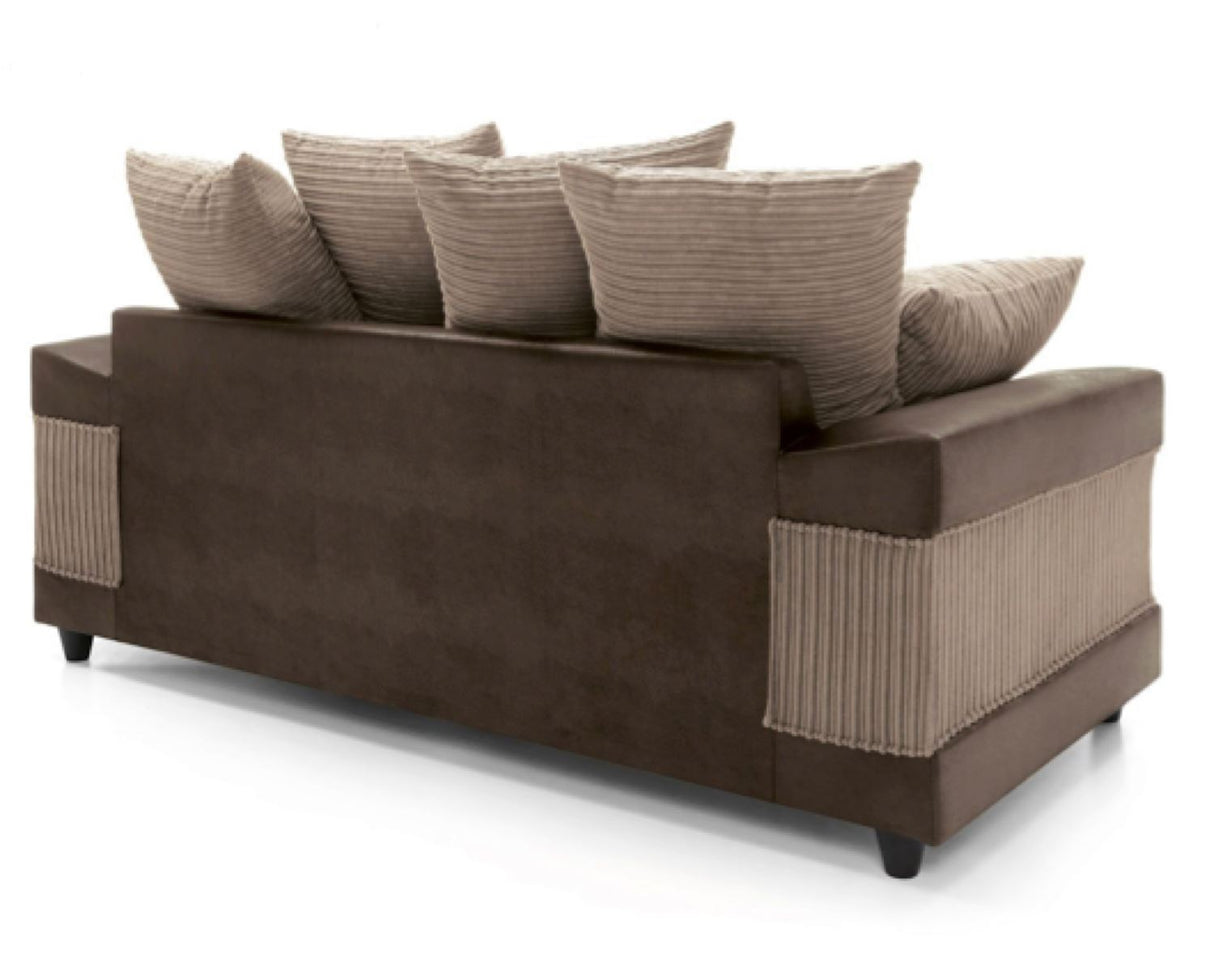 Dino 3 Seater- Brown & Beige