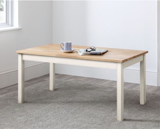 COXMOOR COFFEE TABLE - WHITE & OAK