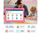 EagleSoar 10" inch Android 13 Tablet for Kids Pink