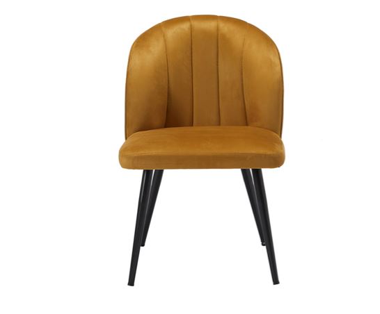 Orla Dining Chair Mustard (Pack of 2)