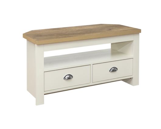 Highgate Corner TV Unit-Cream