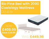 Rio Bed with SleepSoul Coolology 2000 Mattress - Double