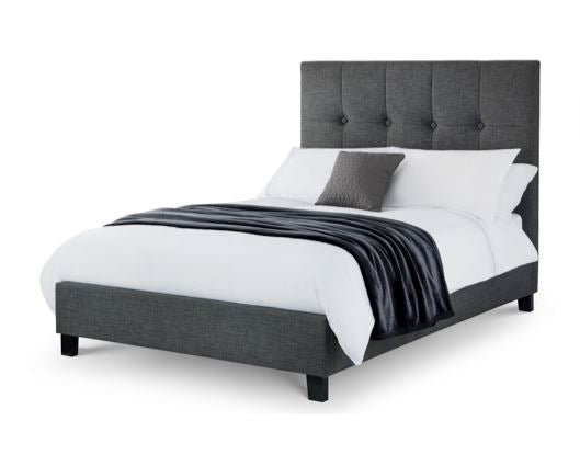 Sorrento King Bed - Slate Linen