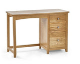 MALLORY SINGLE PEDESTAL DRESSING TABLE + STOOL SET  FSC MIX 70% (INT-COC-002320)