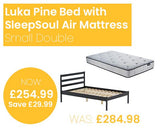 Luka Bed with SleepSoul Air Mattress - Small Double