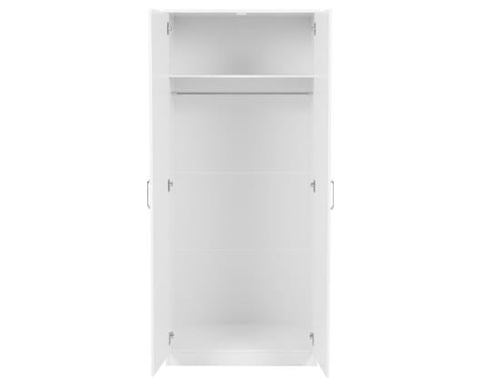 DAKOTA 2 DOOR WARDROBE - WHITE