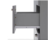 Essentials 3 Door Double Wardrobe Grey