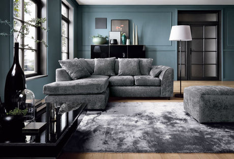Harriet Left Corner Sofa - Dark Grey